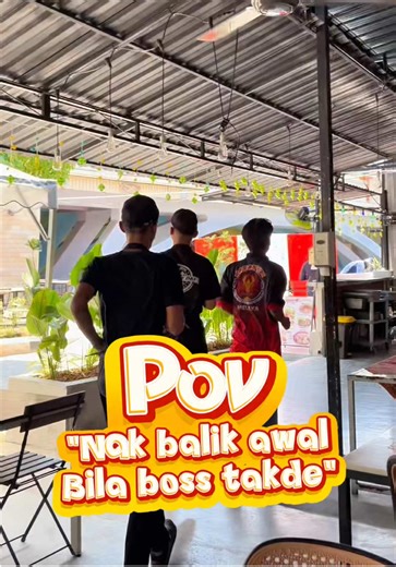 *Bila boss takde dekat kedai* Staff: “Yes kita boleh balik awal” Boss: spawn location detected🧍‍♂️😏#fyp #fypmalaysia #papayunkitchen #pov #makansedapmelaka