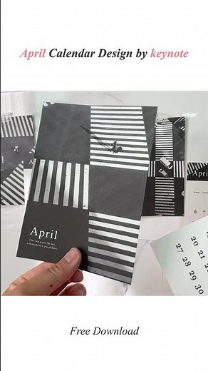 2026년 4월 캘린더 노트 pdf 무료공유