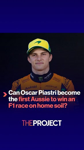 8.4K views · 29 reactions | Can Oscar Piastri become the first Aussie to win an F1 race on home soil? | The Project | Facebook