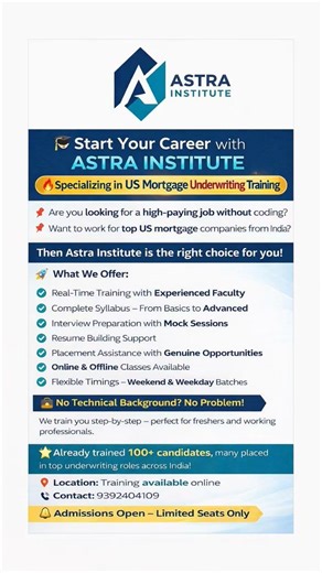 us mortgage underwriting training and placement support