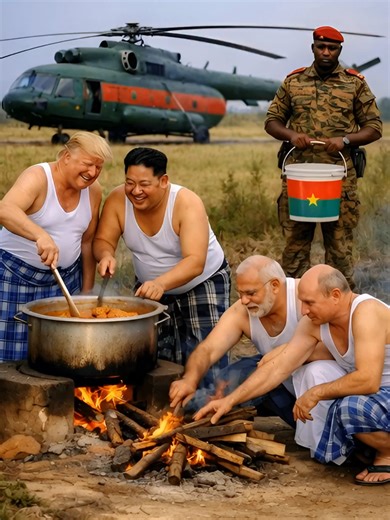 Welcome to an AI-generated political satire where imagination meets humor! 😄 In this fictional and comedic scenario, Donald Trump vs Ibrahim Traoré is presented in a light-hearted, exaggerated way purely for entertainment purposes. This video is not real, not news, and not meant to mislead anyone. It’s an AI-powered satire that blends humor, creativity, and cinematic storytelling. Characters, actions, and situations are completely fictional and created using artificial intelligence. Sit back an