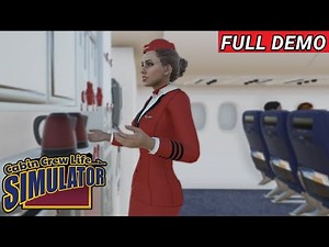 Let's Check Out Cabin Crew Life Simulator! [Full Demo Gameplay]