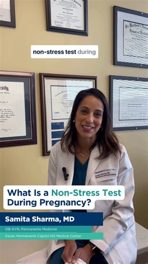 KP Mid-Atlantic on Instagram: "Wondering what a non-stress test (NST) is and why your doctor might recommend one during pregnancy? 🤰💙 Dr. Samita Sharma, an ob-gyn at Kaiser Permanente, explains how this simple test helps monitor your baby’s heart rate and well-being—especially if you have certain risk factors like high blood pressure, gestational diabetes, or reduced fetal movement. #MaternalHealth #PregnancyCare #NonStressTest #HealthyPregnancy #PrenatalHealth"