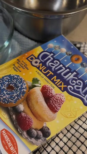 Donut worry. Be happy. 🍩 🥰✨🕎 | Manischewitz