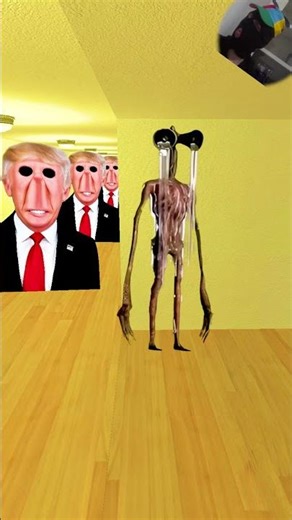 Can Siren Head Hide From Obunga Presidents In Liminal Hotel Garry's Mod #garrysmod