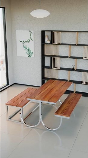Multifunctional folding table design #furniture #furnituredesign #home #design