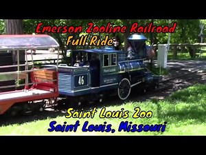 Emerson Zooline Railroad Full Ride at The Saint Louis Zoo