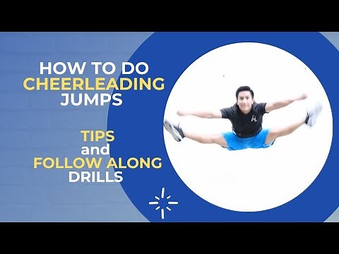 HOW TO DO CHEERLEADING JUMPS I BASIC JUMPS I FOLLOW ALONG JUMP DRILLS I