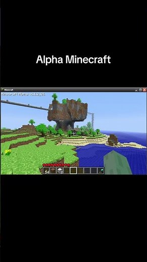 Minecraft Alpha Nostalgia Part 2 #Minecraft #nostalgia #minecraftshorts