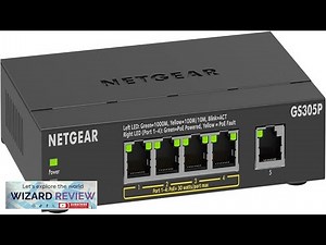 NETGEAR 5-Port Gigabit Ethernet Unmanaged PoE Switch (GS305P) with 4 x Review