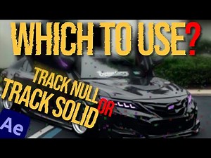 Difference Between Track Null, Track Solid, Set Ground Plane & Origin in After Effects