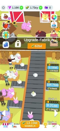Android game Egg Factory IDLE Clicker Sheep Update 139 #gaming #shorts #sheep #update #490