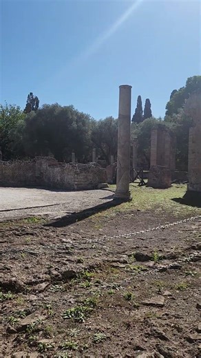 Ancient Bath House Hadrian's Villa Tivoli Italy