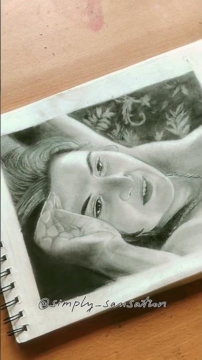 Drawing Rose from Titanic | Realistic Pencil Sketch| Simply SanSation 🩵