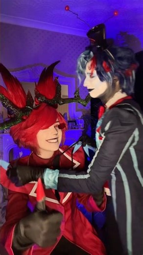 Vox is a terrible kidnapper #hazbinhotel #alastor #vox #hazbinhotelcosplay