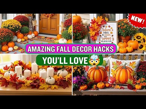 dollar tree fall fits you need to try! Budget friendly and affordable fall decor ideas you can make!