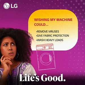 Transform your laundry routine with LG Front Load Washing Machines. It washes with care and eases; removing dust, mites, and stains while remaining gentle on the fabric thus giving the best care for you and your clothes. Find out more here: http://lge.ai/61733vThL #Lifesgood #LGastAfrica #LGWashingMachine #LGAIDD #ThinQ #TurboWash #LGInnovation #LGHomeAppliances #Smartlaundry #ClothingCare | LG Global