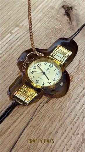 Time Heals! Wooden Crack Filled with Epoxy 🤟✨