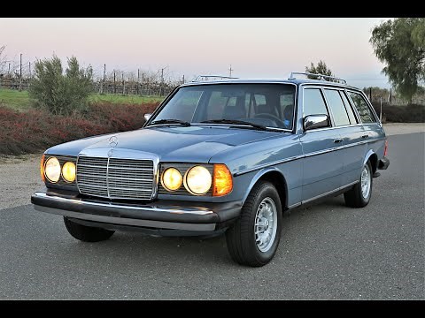 1985 Mercedes Benz 300TD Turbo Diesel Drive Video