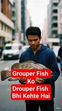 grouper Fish Ko drouper Fish Bhi Kehte Hai #grouper #grouperfish #grouperfishing #ai #machli #fish