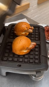 23K views · 36 reactions | Bacon & Egg Waffle Burger! Your breakfast burger dreams are now a reality 劉 | Chefclub Network | Facebook