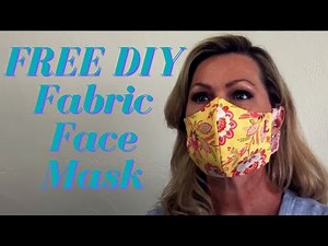 FREE Embroidery Fabric Mask Design & Tutorial (DIY ITH Project)