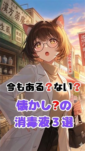 今もある？ない？懐かし？の消毒液３選 #ドラッグストア#薬剤師 #薬剤師あるある #昭和