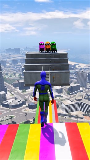 GTA 5 Epic Water Ragdolls Spiderman Jump/Fails Ep 77 #shorts