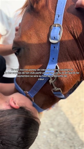 La nostalgie du départ dans le poney club