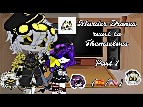💫~//Murder Drones React to Themselves//~⚡~//🇪🇸/🇺🇸//~Tik toks~ Ships 👀// Lean/Read description