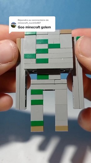 Tutorial: Construção de Golem de Pedra do Minecraft com Lego