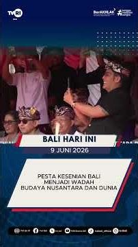 BALI ARTS FESTIVAL BECOME A VALUE FOR INDONESIAN AND WORLD CULTURE 🎭🌏🌺 #latestnews #shorts