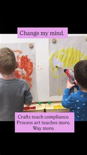 Process art is a whole child learning experience