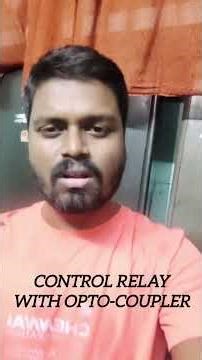 Control relay with opto-coupler freelancing projects and online class contact me 6374525165
