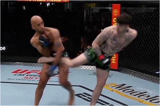 CRAZY CM Punk’s final MMA opponent Mike Jackson gets DQ win after eating a spinning kick to the groin and having his eye gouged at UFC Vegas 52