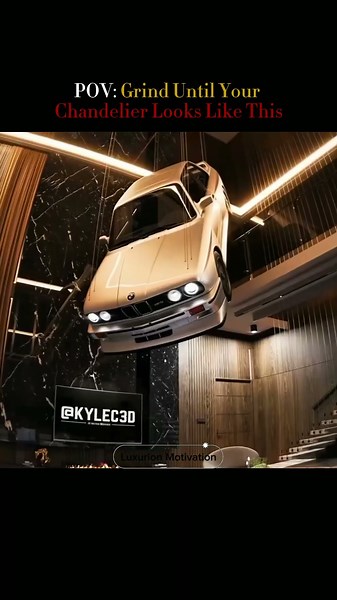 POV: Grind Until Your Chandelier🔥 Looks Like This #luxurycars