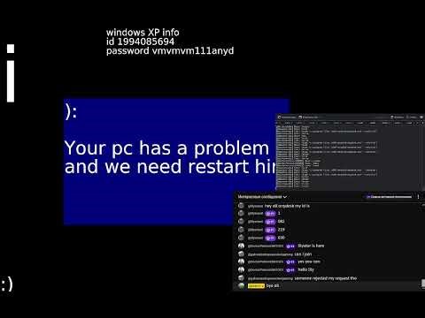 Chat Uses Windows XP & With Anydesk