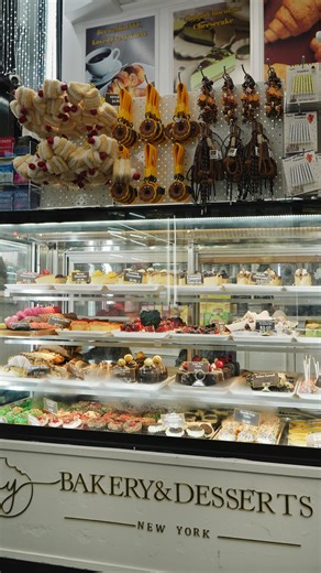 My husband told me to keep an eye on my expenses… so I lowered it 😏🍰 📍1580 Broadway | 📍512 7th Ave | 📍1204 Broadway #nybakeryanddesserts #nydeliciousdesserts #ny24hourbakery | NY Bakery and Desserts