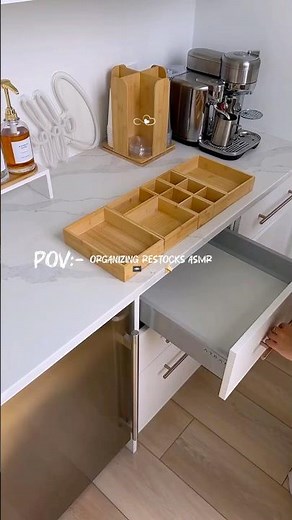 "Relaxing ASMR: Organizing Restocks with Soothing Sounds ✨📦"