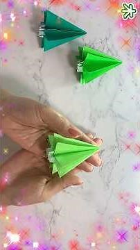 【クリスマス折り紙】可愛いもみの木の作り方🎄How to make tree#ツリー#tree#樹#나무#木#Christmas#もみの木#圣诞节#折り方#おりがみ#origami#摺紙#DIY