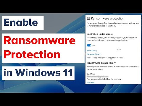 Enable Ransomware Protection in Windows 11