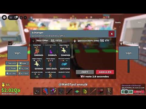 Live vole un brainrote trade machine