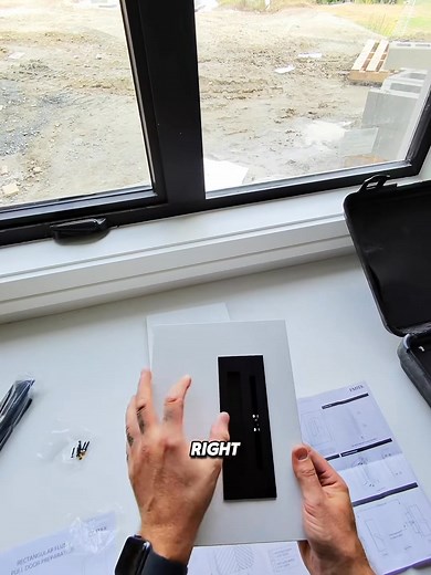 Routing out for the locking Emtek barn door hardware with the Hardline precision jig and my Festool 1400 router. #festoolcanada #emtek #diy #howto #carpentry #construction #lifehacks #festool | Top Notch Finishing