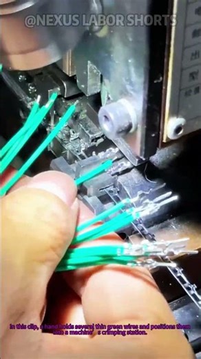 Motor Terminal Wire Crimping: Securing Wires for Stable Motor Power #Shorts