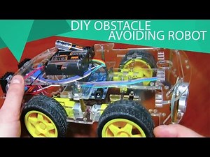 How to Make an Obstacle Avoiding Robot // HomeCraft