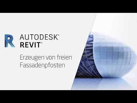 Erzeugen von Freien Fassadenpfosten mit Autodesk Revit