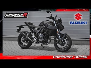 Suzuki GSX-8S | Dominator Exhaust Sound | DYNO Test