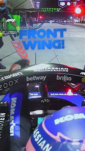 No radio, no ability to tell the team you'd damaged your front wing 😓 #F1 #Formula1 #LasVegasGP | F1