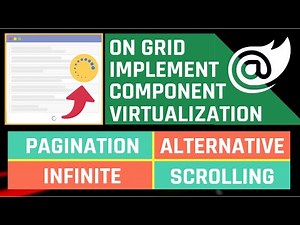 Blazor : Implement Component Virtualization on GRID || Infinite Scrolling