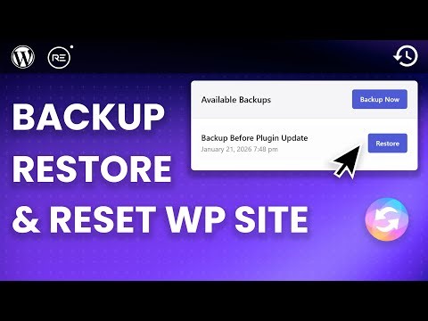 Royal WP Backup, Restore & Database Reset